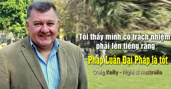 Nghị sĩ Australia ủng hộ Pháp Luân Đại Pháp