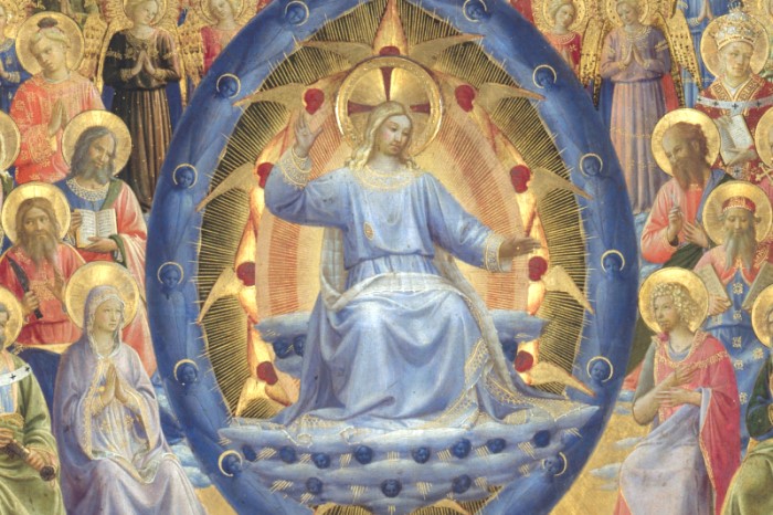 Một phần bức tranh “Đại Thẩm Phán” của danh họa Fra Angelico, vẽ năm 1450