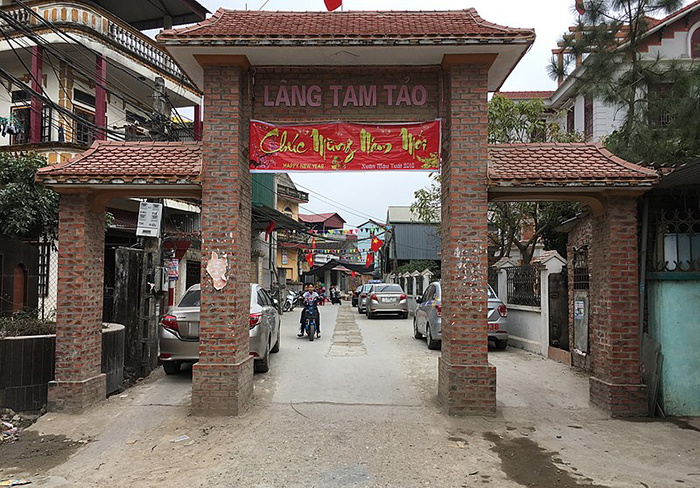 Làng Tam Tảo thuộc xã Phú Lâm, huyện Tiên Du, tỉnh Bắc Ninh