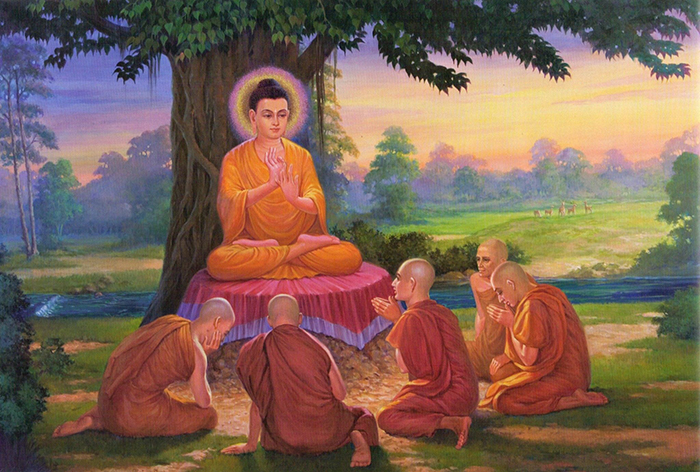 Kinh Chuyển pháp luân là bài giảng pháp đầu tiên mà Đức Phật Thích Ca Mâu Ni thuyết giảng cho năm anh em Kiều Trần Như tại vườn Lộc Uyển sau khi Ngài đắc đạo