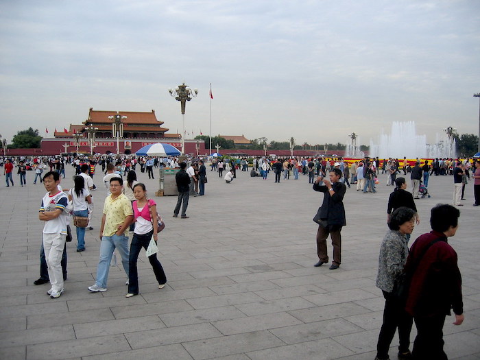 Quảng trường Thiên An Môn ở Bắc Kinh, Trung Quốc ngày 28/9/2007 (ảnh: Scott Sherrill-Mix/Flickr).
