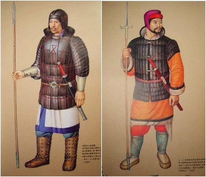 trang phục binh sĩ Trung Hoa cổ đại