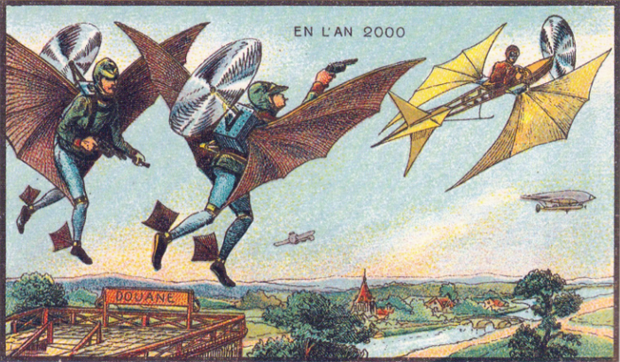 Các nghệ sĩ Pháp năm 1899 đã dự đoán công nghệ của 100 năm sau