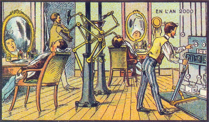 Các nghệ sĩ Pháp năm 1899 đã dự đoán công nghệ của 100 năm sau