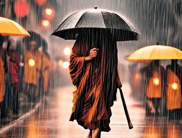Câu chuyện cho mượn ô ngày mưa: Từ bi phải có uy nghiêm