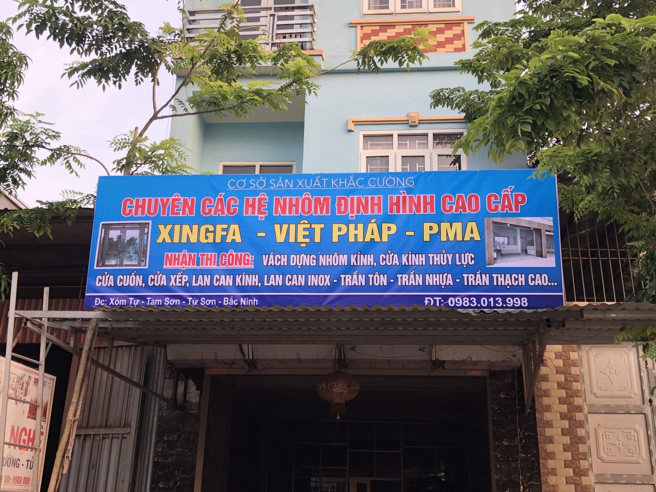 Xưởng cơ khi của Cường tại Tam Sơn, Từ Sơn, Bắc Ninh
