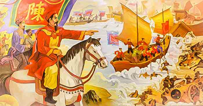 Vua Trần trực tiếp chỉ huy quân đội kháng chiến chống quân Nguyên Mông