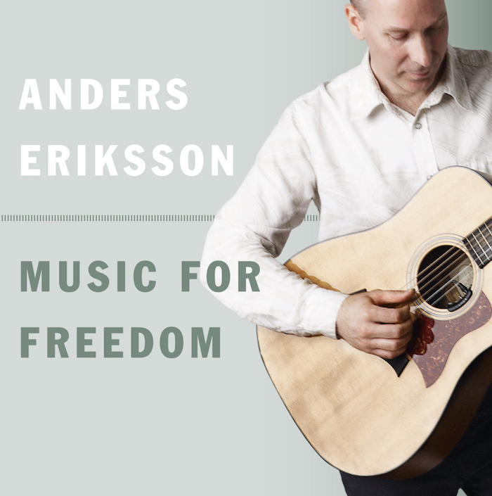 Nhạc sĩ Thụy Điển Anders Eriksson đã sáng tác các ca khúc ủng hộ Pháp Luân Đại Pháp (ảnh chụp màn hình https://anderseriksson.bandcamp.com/).